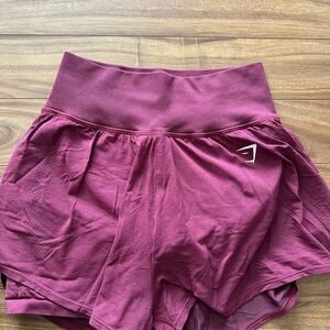 Gymshark Plum Athletic Shorts
